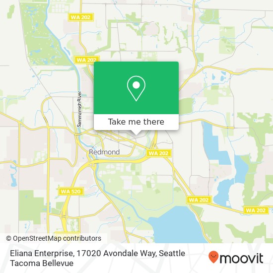 Mapa de Eliana Enterprise, 17020 Avondale Way