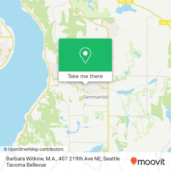 Mapa de Barbara Witkow, M.A., 407 219th Ave NE