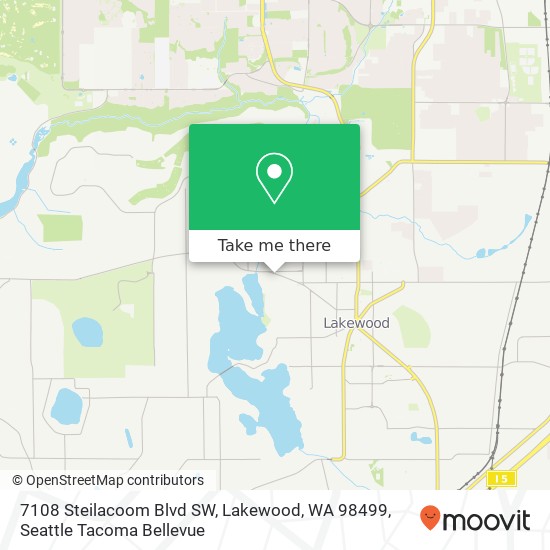 7108 Steilacoom Blvd SW, Lakewood, WA 98499 map