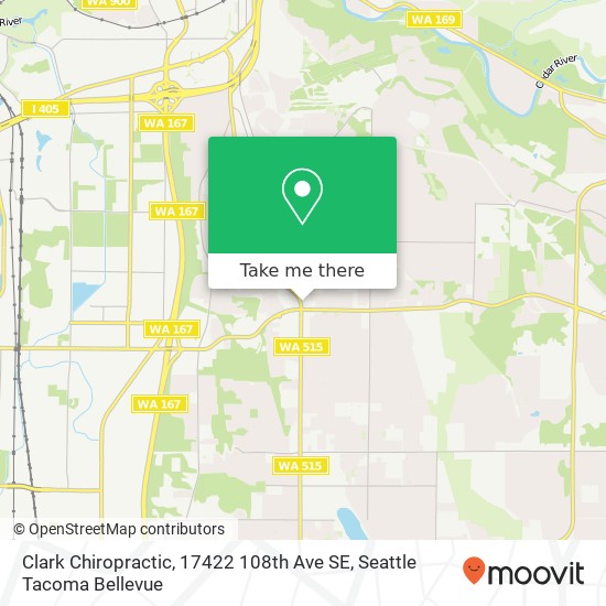 Clark Chiropractic, 17422 108th Ave SE map