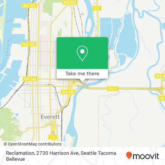 Reclamation, 2730 Harrison Ave map