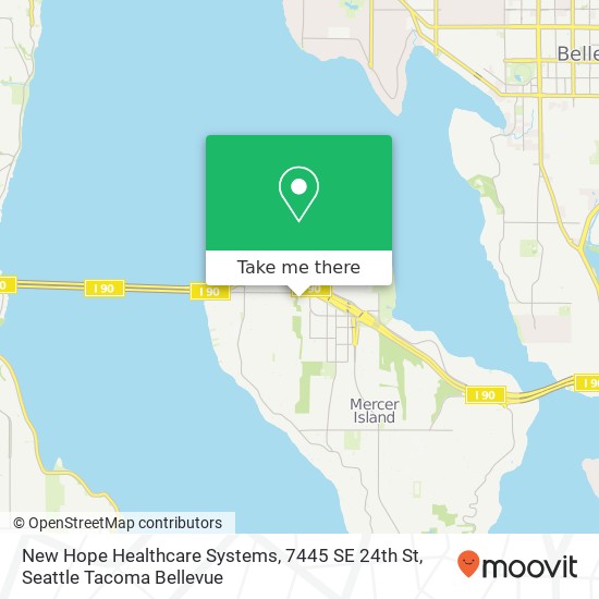 Mapa de New Hope Healthcare Systems, 7445 SE 24th St