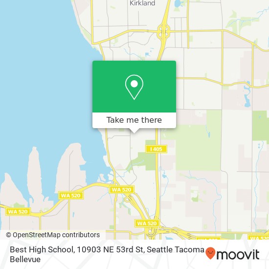 Best High School, 10903 NE 53rd St map