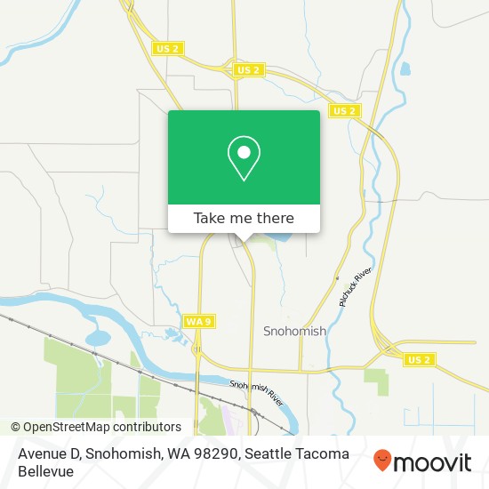 Mapa de Avenue D, Snohomish, WA 98290