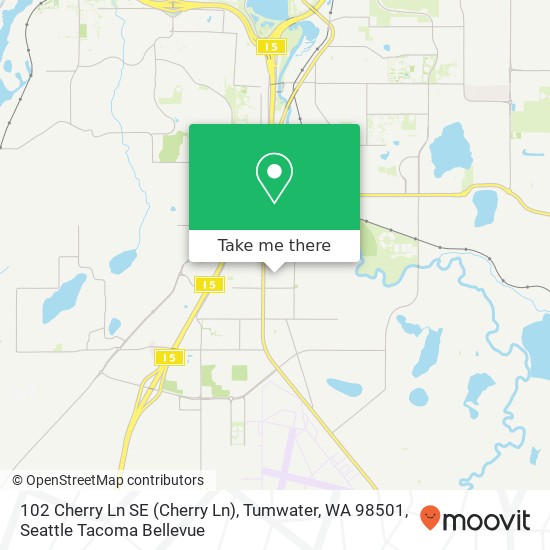 102 Cherry Ln SE (Cherry Ln), Tumwater, WA 98501 map