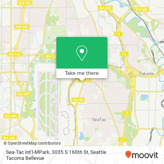 Mapa de Sea-Tac Int'l-MPark, 3035 S 160th St