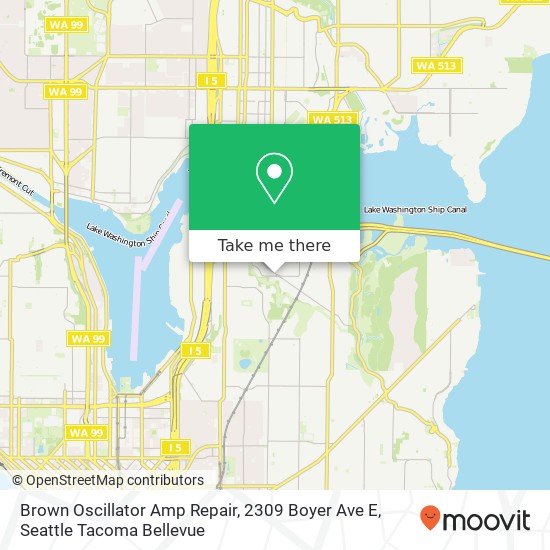 Mapa de Brown Oscillator Amp Repair, 2309 Boyer Ave E
