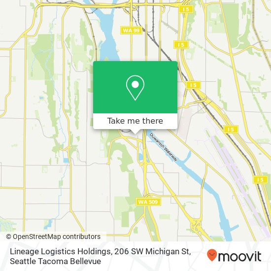 Mapa de Lineage Logistics Holdings, 206 SW Michigan St