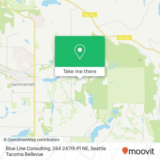 Mapa de Blue Line Consulting, 264 247th Pl NE