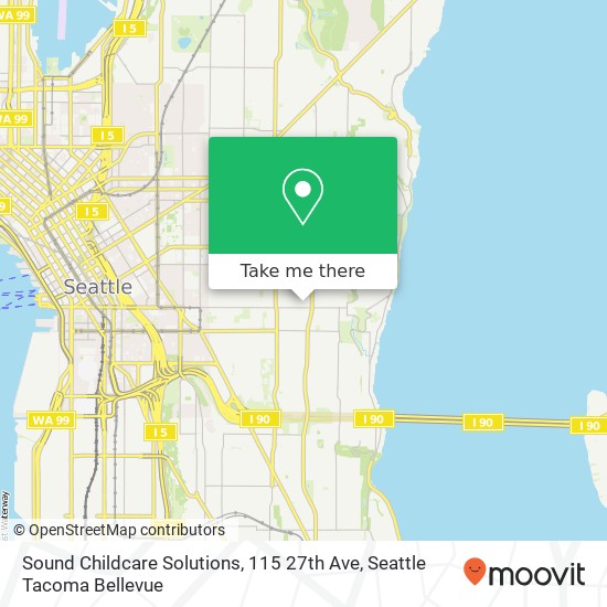 Mapa de Sound Childcare Solutions, 115 27th Ave