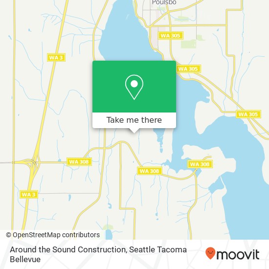 Around the Sound Construction, 15855 NW Virginia Loop Rd map