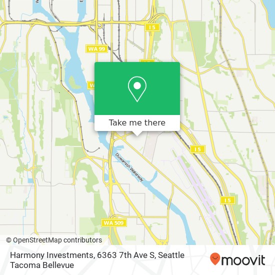 Mapa de Harmony Investments, 6363 7th Ave S