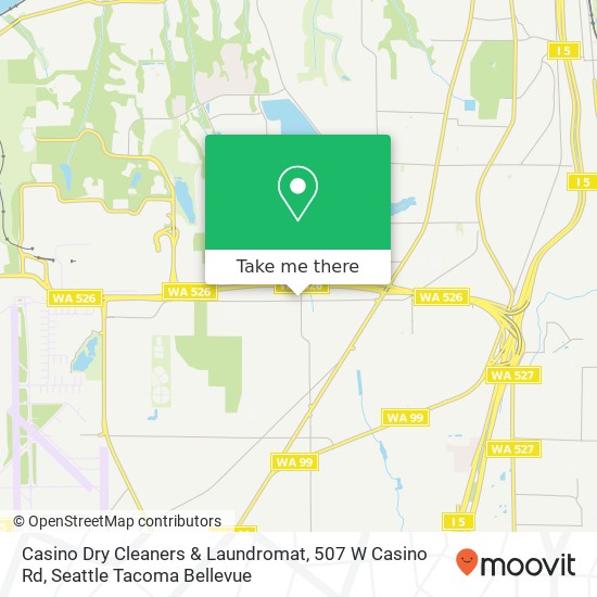 Mapa de Casino Dry Cleaners & Laundromat, 507 W Casino Rd