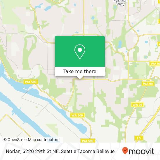 Mapa de Norlan, 6220 29th St NE