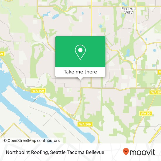 Northpoint Roofing map