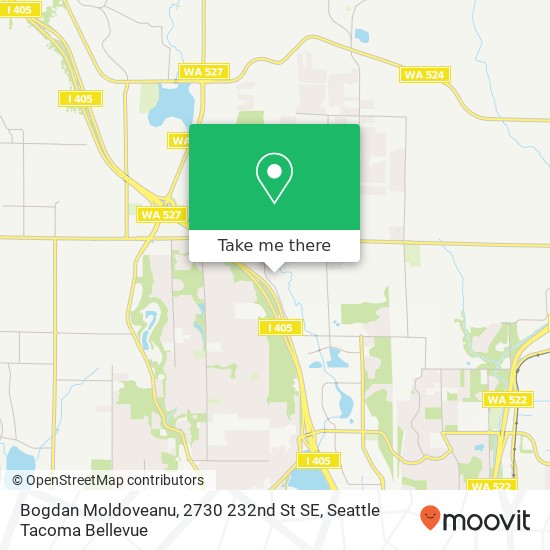 Mapa de Bogdan Moldoveanu, 2730 232nd St SE