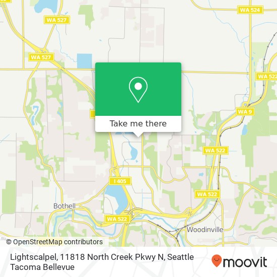 Lightscalpel, 11818 North Creek Pkwy N map