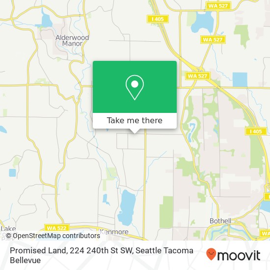 Mapa de Promised Land, 224 240th St SW