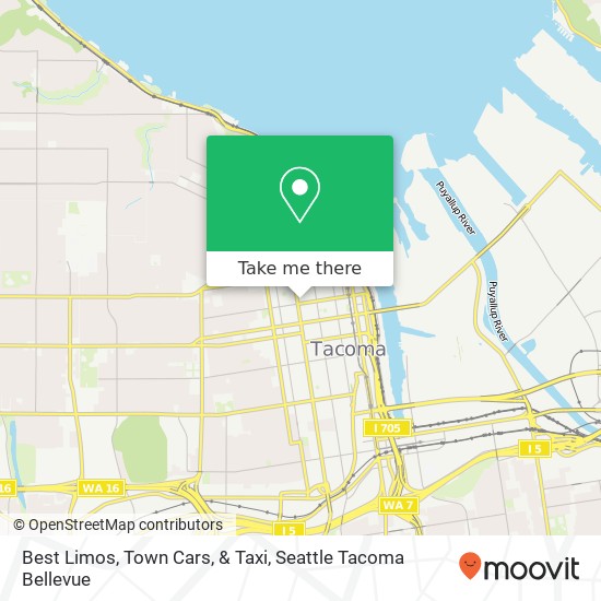 Best Limos, Town Cars, & Taxi map