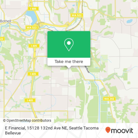 E Financial, 15128 132nd Ave NE map