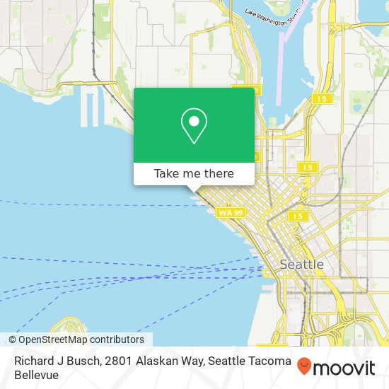 Richard J Busch, 2801 Alaskan Way map