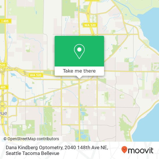 Dana Kindberg Optometry, 2040 148th Ave NE map