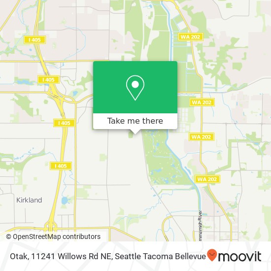 Otak, 11241 Willows Rd NE map