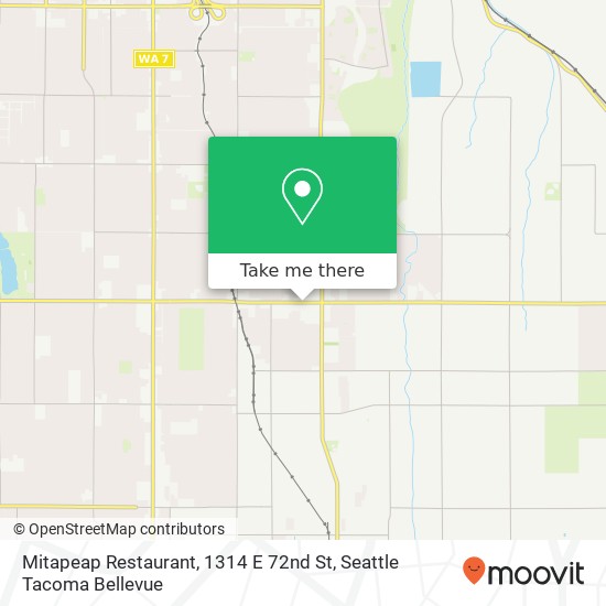 Mitapeap Restaurant, 1314 E 72nd St map