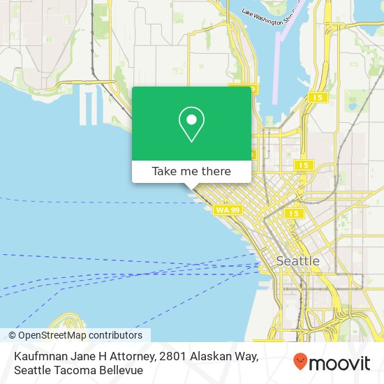 Kaufmnan Jane H Attorney, 2801 Alaskan Way map