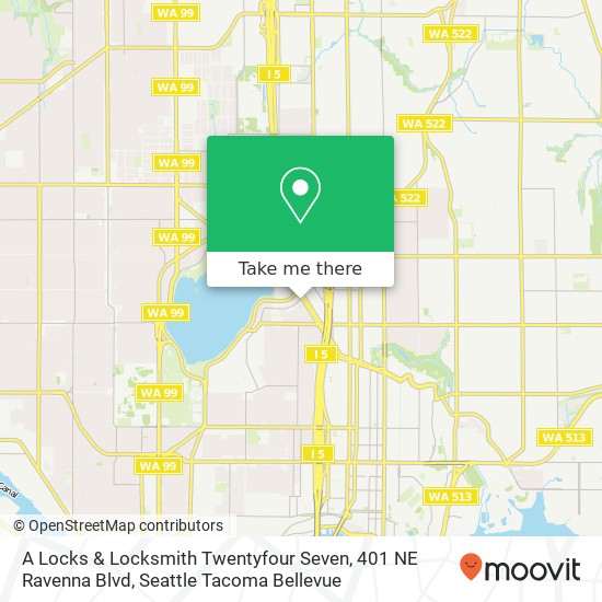 A Locks & Locksmith Twentyfour Seven, 401 NE Ravenna Blvd map