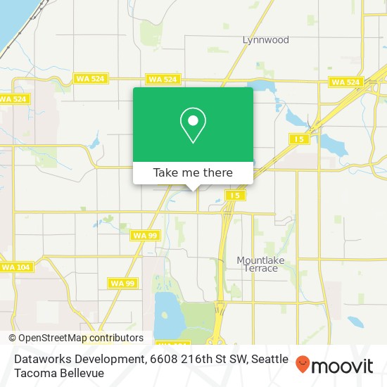 Mapa de Dataworks Development, 6608 216th St SW