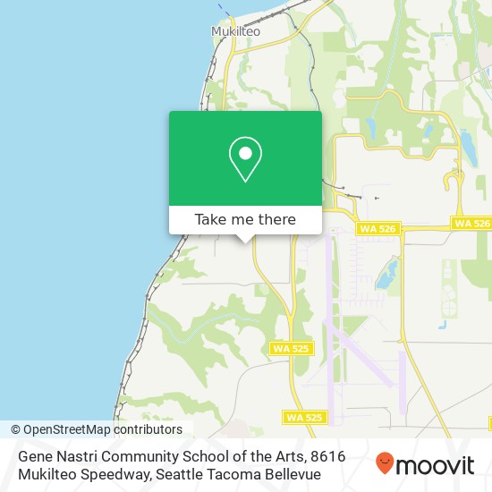 Gene Nastri Community School of the Arts, 8616 Mukilteo Speedway map