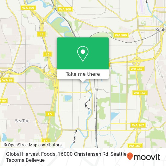 Global Harvest Foods, 16000 Christensen Rd map