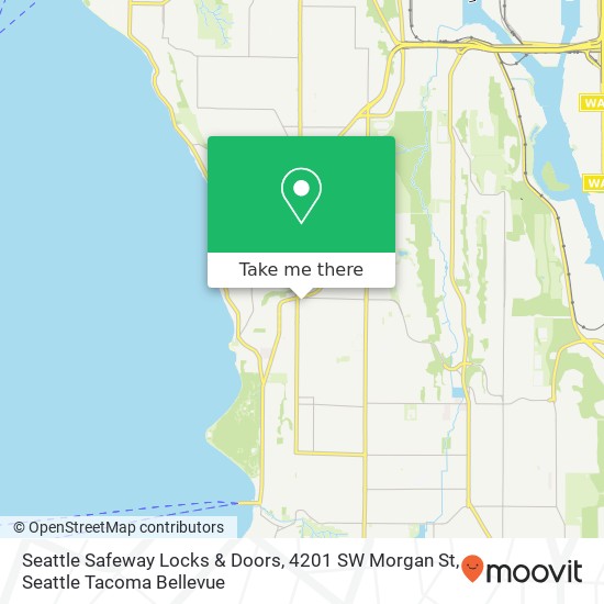 Seattle Safeway Locks & Doors, 4201 SW Morgan St map