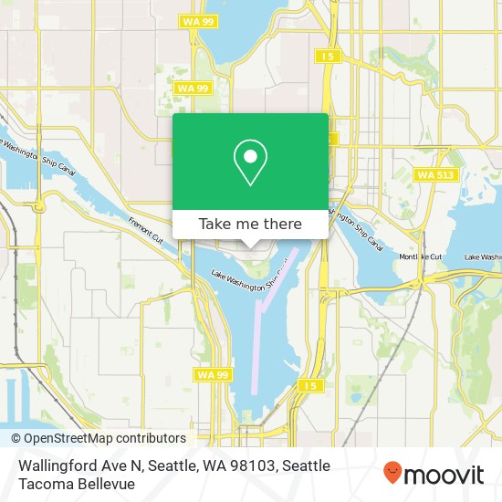 Wallingford Ave N, Seattle, WA 98103 map