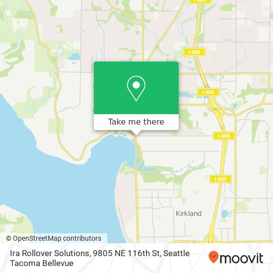 Mapa de Ira Rollover Solutions, 9805 NE 116th St