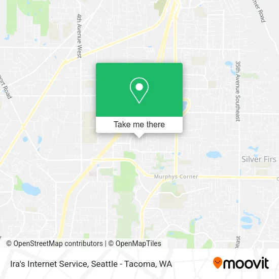 Mapa de Ira's Internet Service