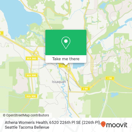 Athena Women's Health, 6520 226th Pl SE map