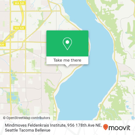 Mapa de Mindmoves Feldenkrais Institute, 956 178th Ave NE