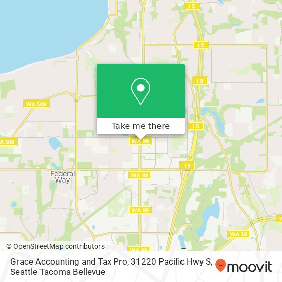 Mapa de Grace Accounting and Tax Pro, 31220 Pacific Hwy S