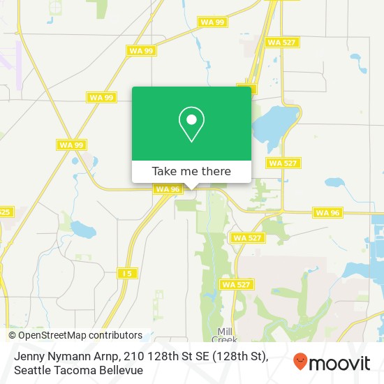 Mapa de Jenny Nymann Arnp, 210 128th St SE