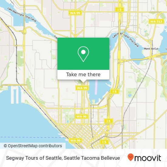 Segway Tours of Seattle map