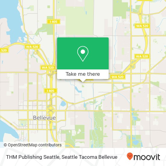 Mapa de THM Publishing Seattle