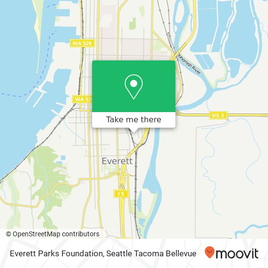 Mapa de Everett Parks Foundation