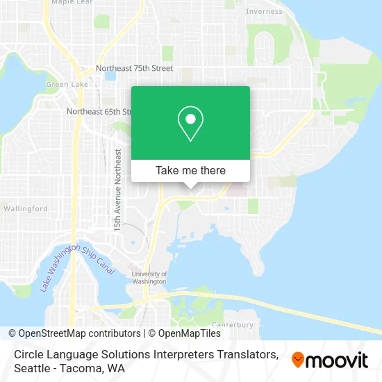Mapa de Circle Language Solutions Interpreters Translators