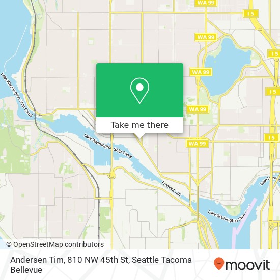 Andersen Tim, 810 NW 45th St map