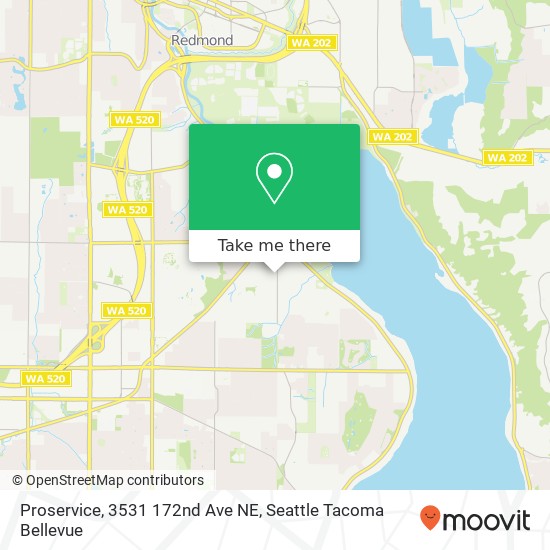 Proservice, 3531 172nd Ave NE map