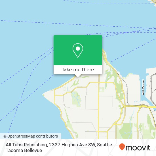 Mapa de All Tubs Refinishing, 2327 Hughes Ave SW