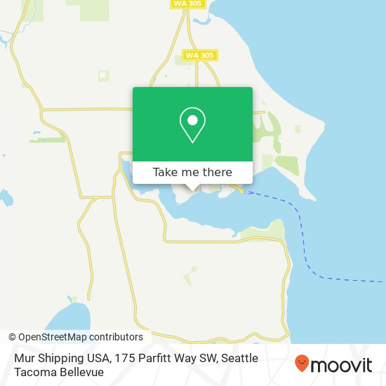Mapa de Mur Shipping USA, 175 Parfitt Way SW