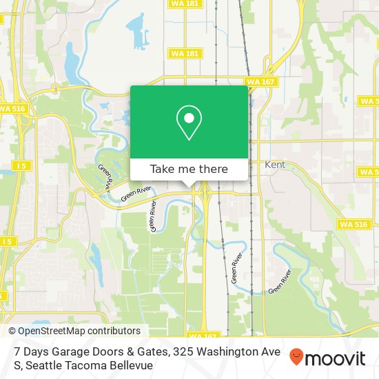 Mapa de 7 Days Garage Doors & Gates, 325 Washington Ave S